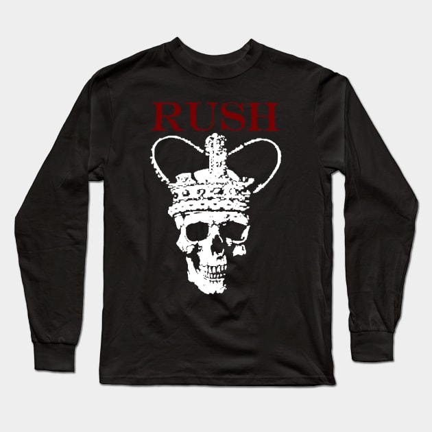 Rush Skull Long Sleeve T-Shirt by Kionew